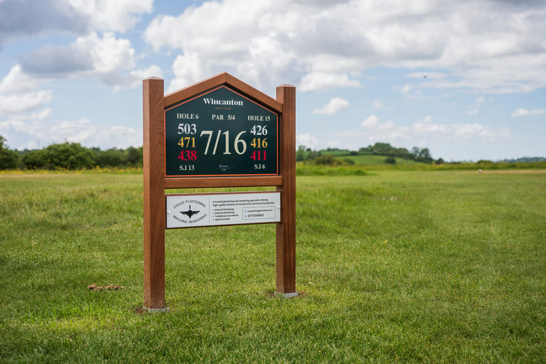 The course at Wincanton Golf Course