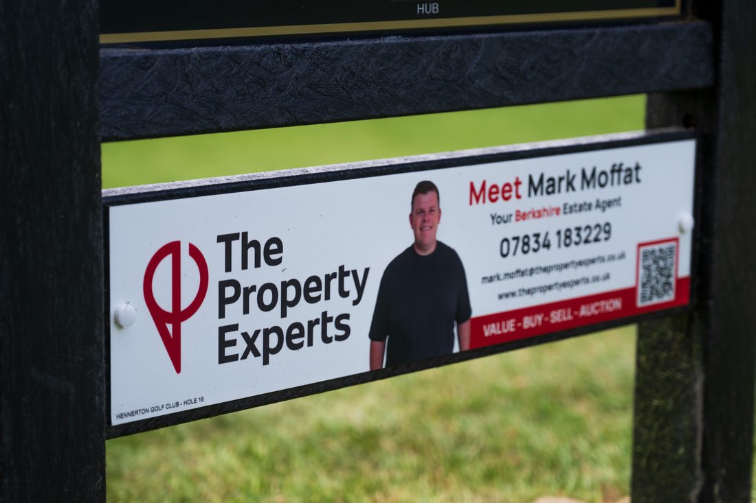 The Property Experts’s panel on a JB tee sign